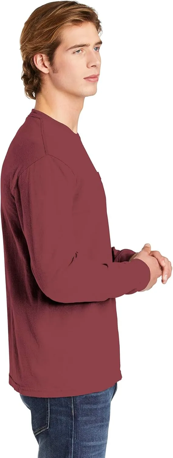 Comfort color Men's 4410 Heavyweight Long Sleeve Pocket T-Shirt
