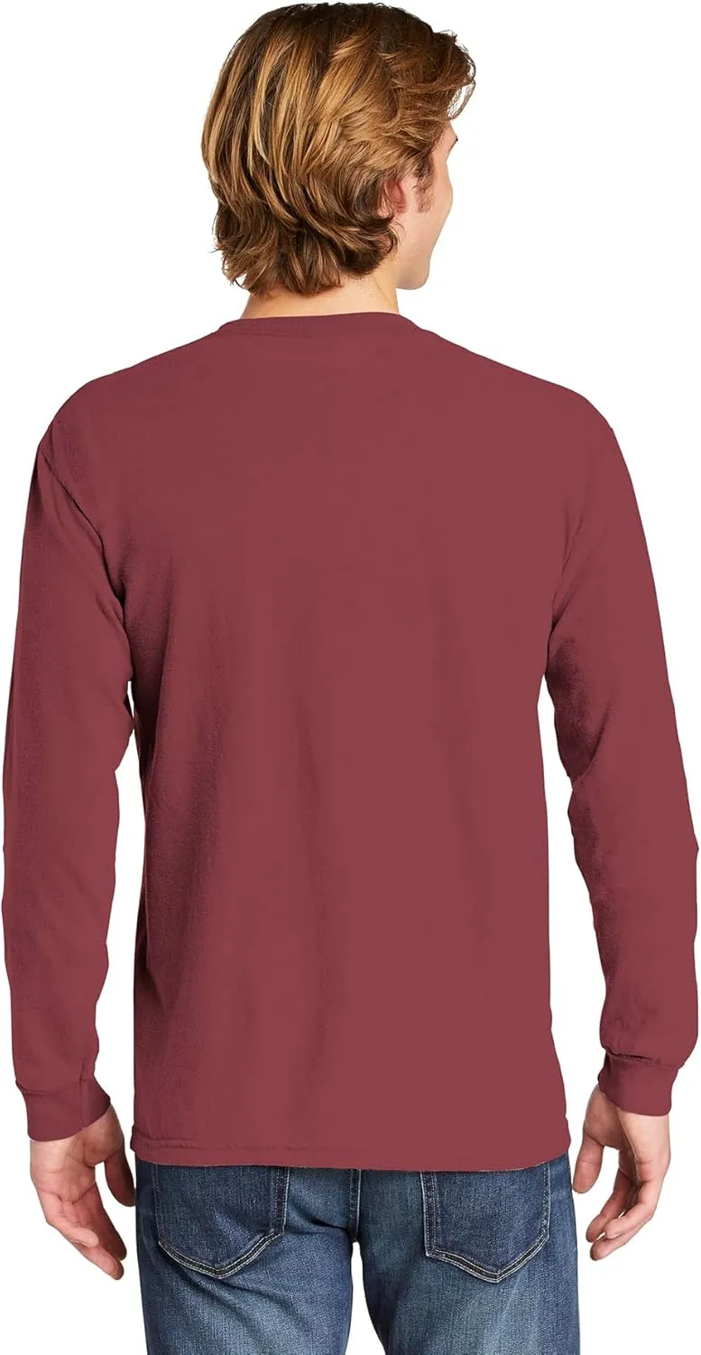 Comfort color Men's 4410 Heavyweight Long Sleeve Pocket T-Shirt