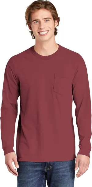Comfort color Men's 4410 Heavyweight Long Sleeve Pocket T-Shirt