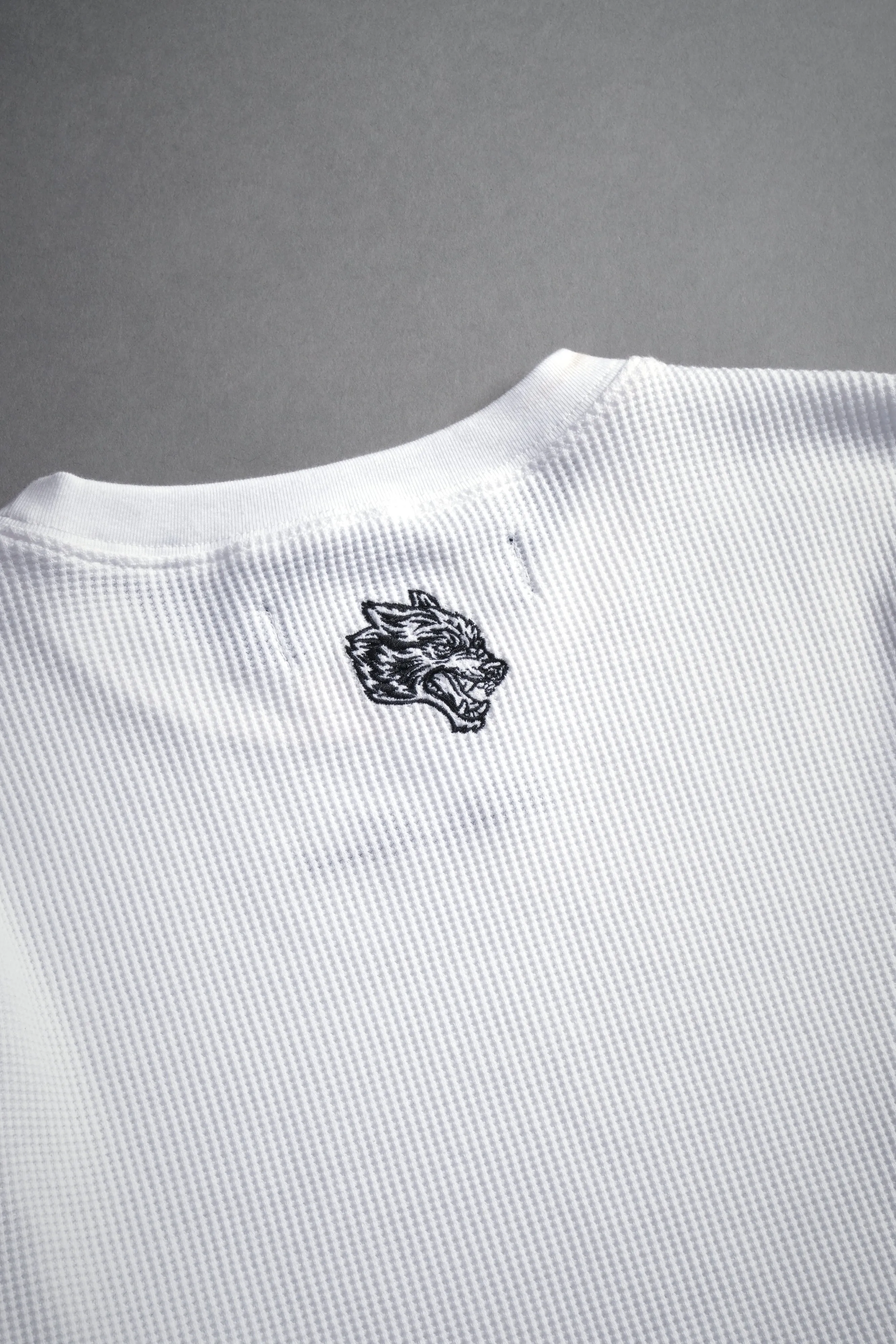 Conquer Cropped Thermal LS in White