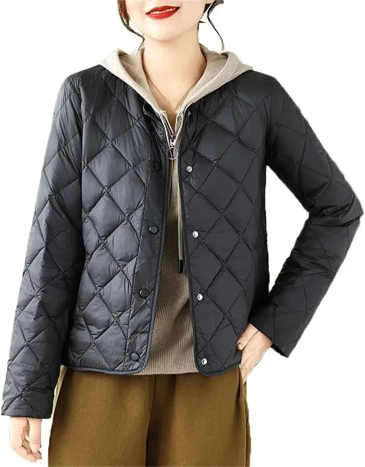 Cotton-Padded Coat Women's Short Parkas Winter Warm Cotton Jacket Fashion Outwear Loose Down Coat Ladies Outcoat