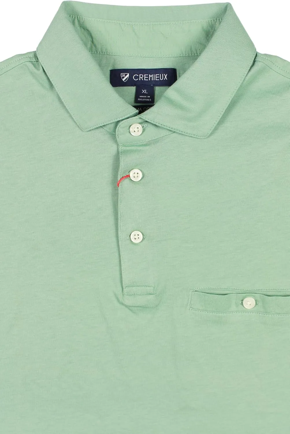 Cremieux Men's Short Sleeve Cotton Polo Shirt Super Soft (Available in Big & Tall)