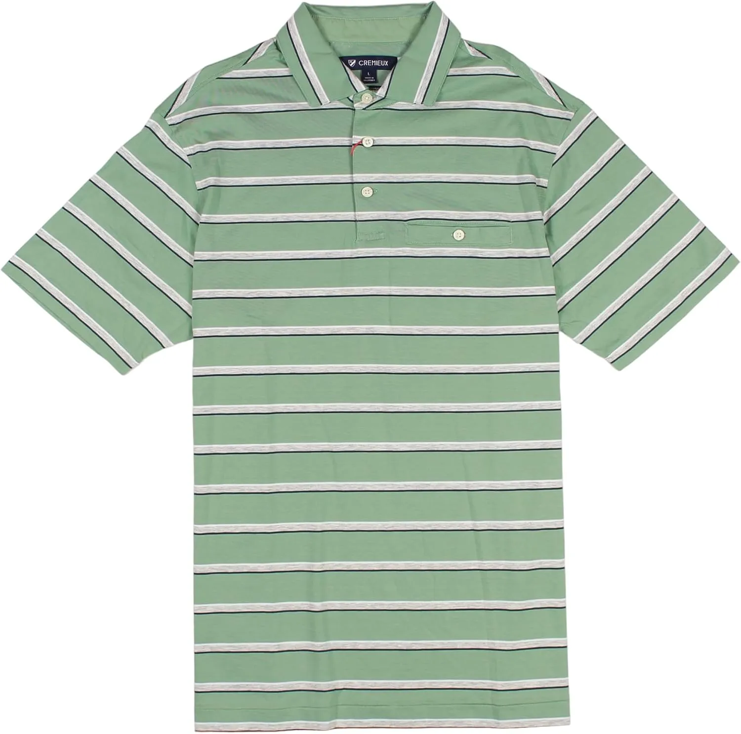 Cremieux Men's Short Sleeve Cotton Polo Shirt Super Soft (Available in Big & Tall)