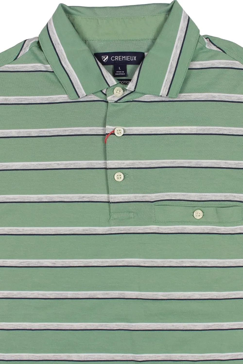 Cremieux Men's Short Sleeve Cotton Polo Shirt Super Soft (Available in Big & Tall)