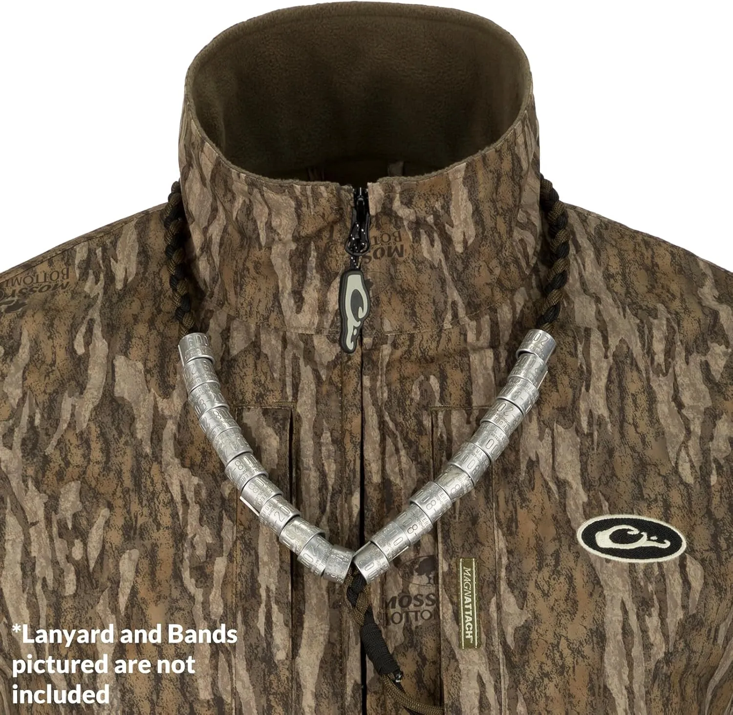 Drake Waterfowl Men's MST Eqwader Insulated Fleece-Lined Waterproof Windproof Breathable Adjustable Outdoor Hunting Zip Vest