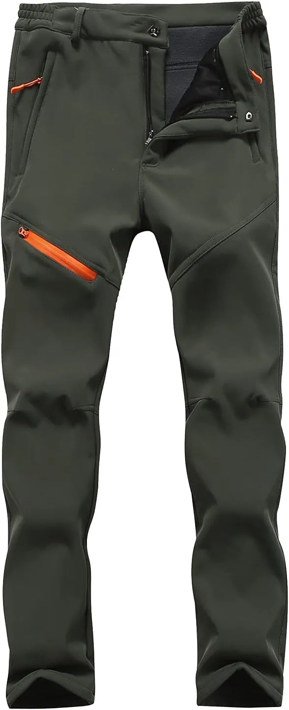 Dudubaby Plus Size Stretch Pants Men's Outdoor and Windproof Mountaineering Travel Sports Pants
