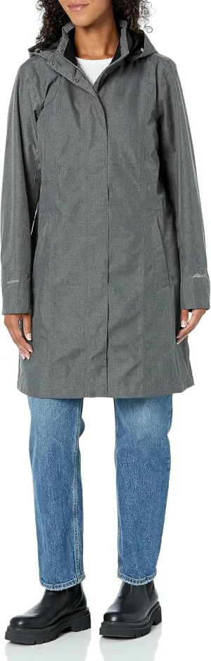 Eddie Bauer Women's Girl on the Go Waterproof Trench Coat