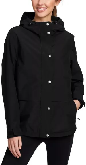 Eddie Bauer Women's Waterproof Rainfoil Storm Rain Jacket