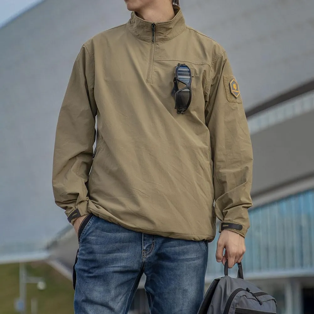 emersongear Blue Label Wane Functional Sweatshirt,Quick Dry Shirts for Men Long Sleeve Gym Training T-Shirt