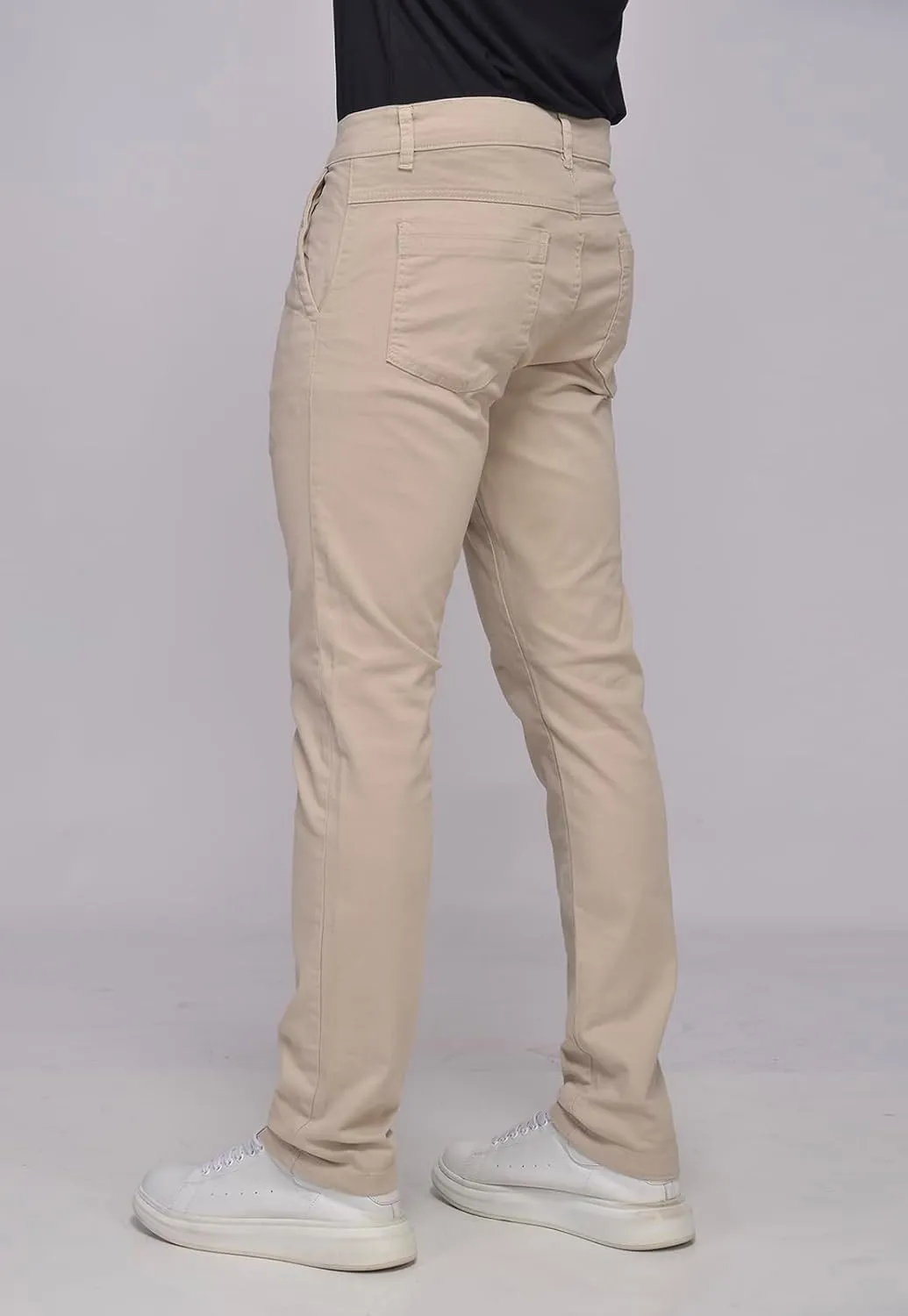 Essentials Mens Casual Twill Chino Pants Slim Fit Comfort Stretch
