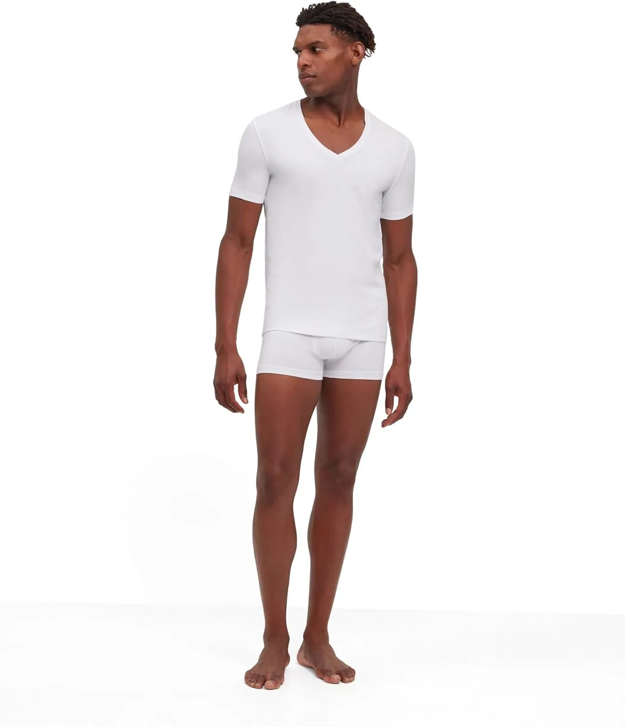FALKE Men's Daily Comfort Deep V-Neck M 2 Pieces