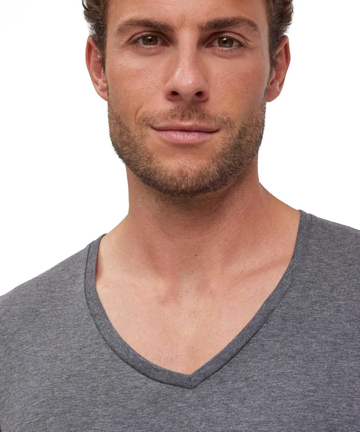 FALKE Men's Daily Comfort Deep V-Neck M 2 Pieces