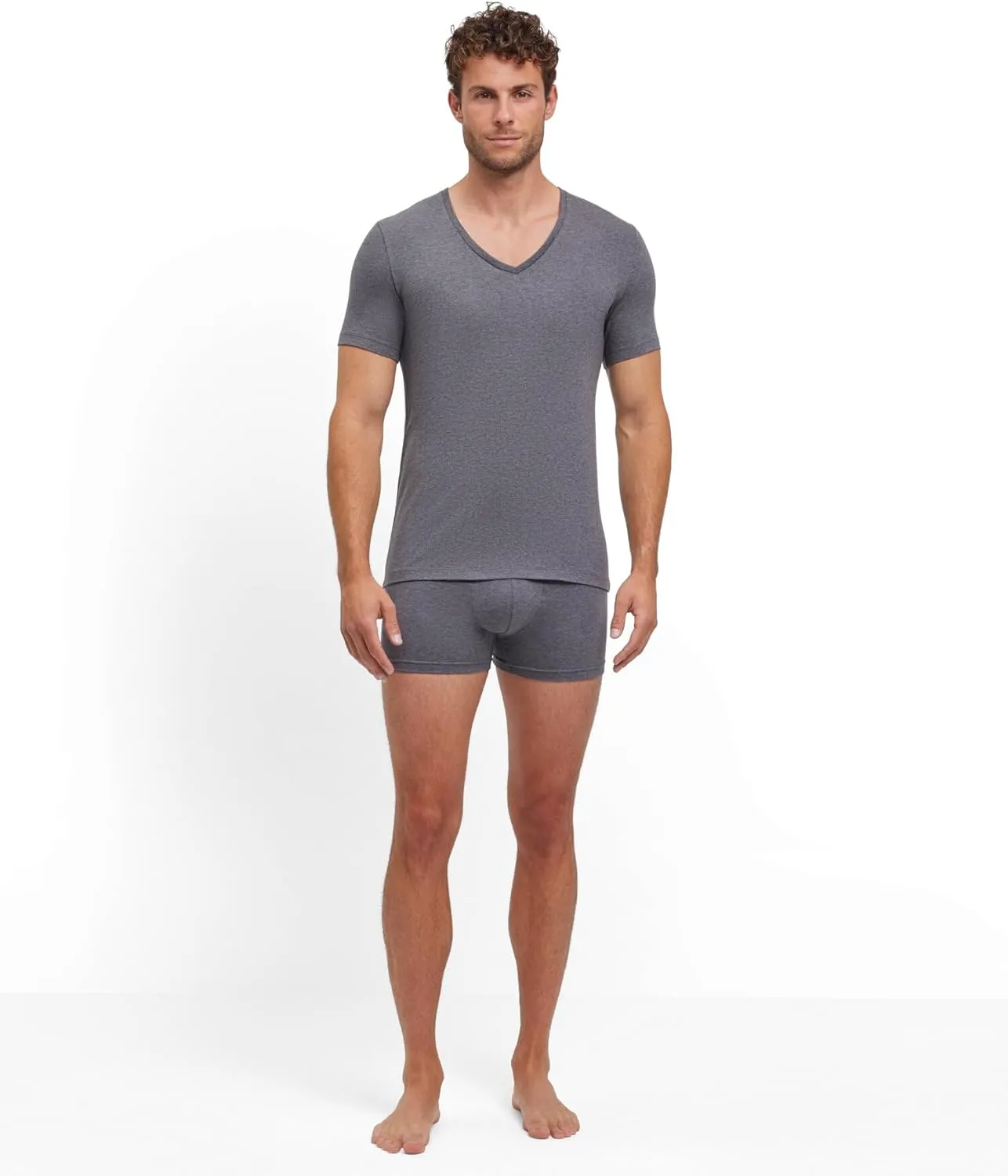 FALKE Men's Daily Comfort Deep V-Neck M 2 Pieces