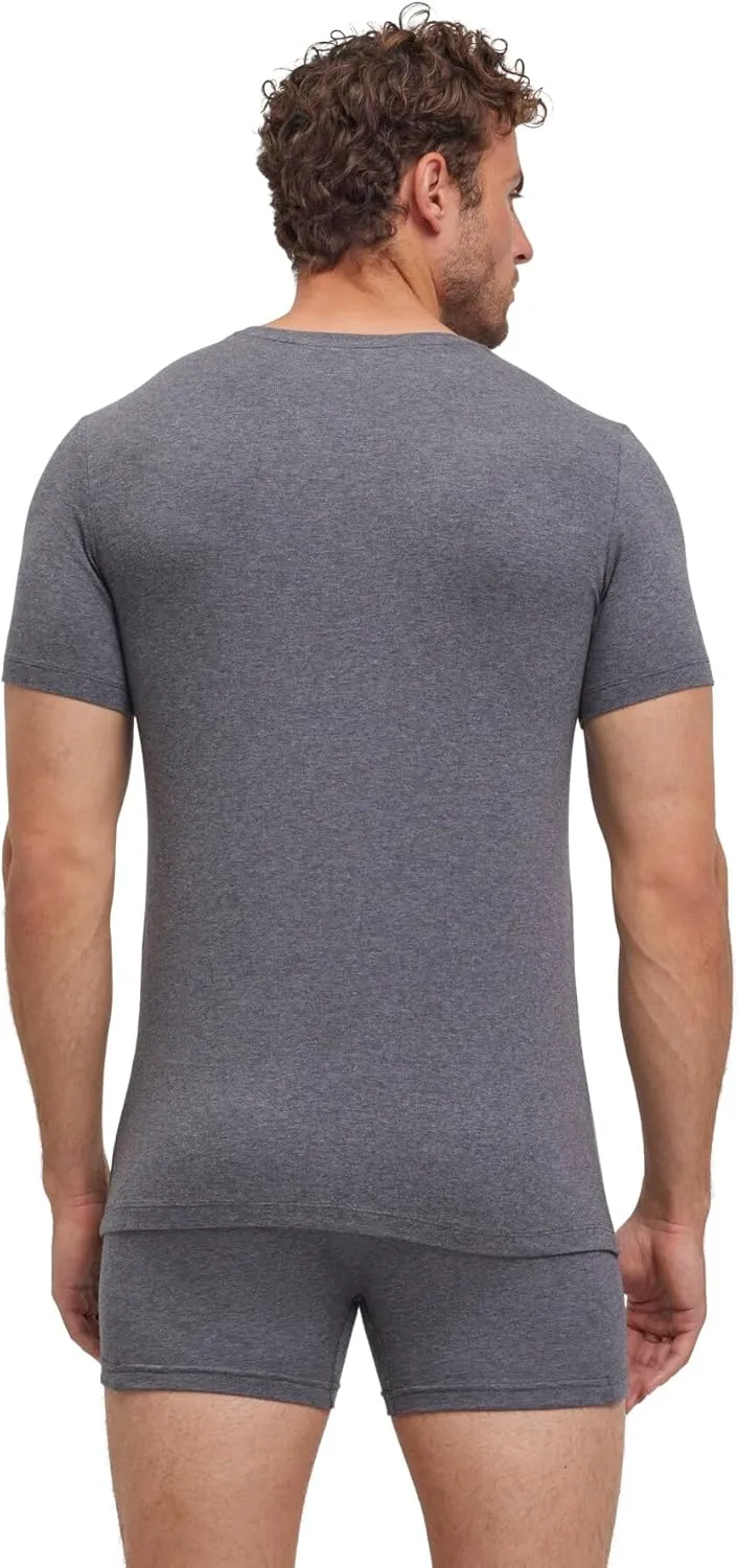 FALKE Men's Daily Comfort Deep V-Neck M 2 Pieces