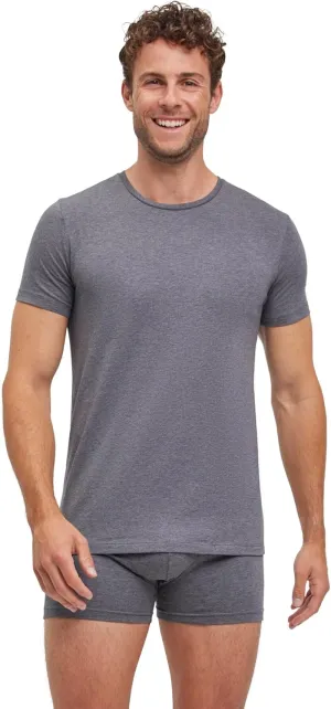 FALKE Men's Daily Comfort Round Neck T-Shirt 2-Pack