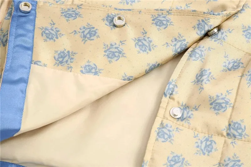 FLORAL PRINT PARKAS