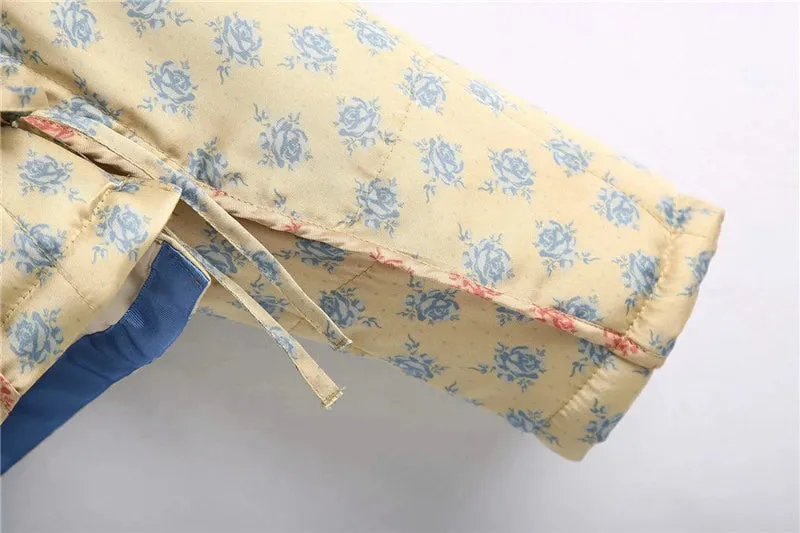 FLORAL PRINT PARKAS
