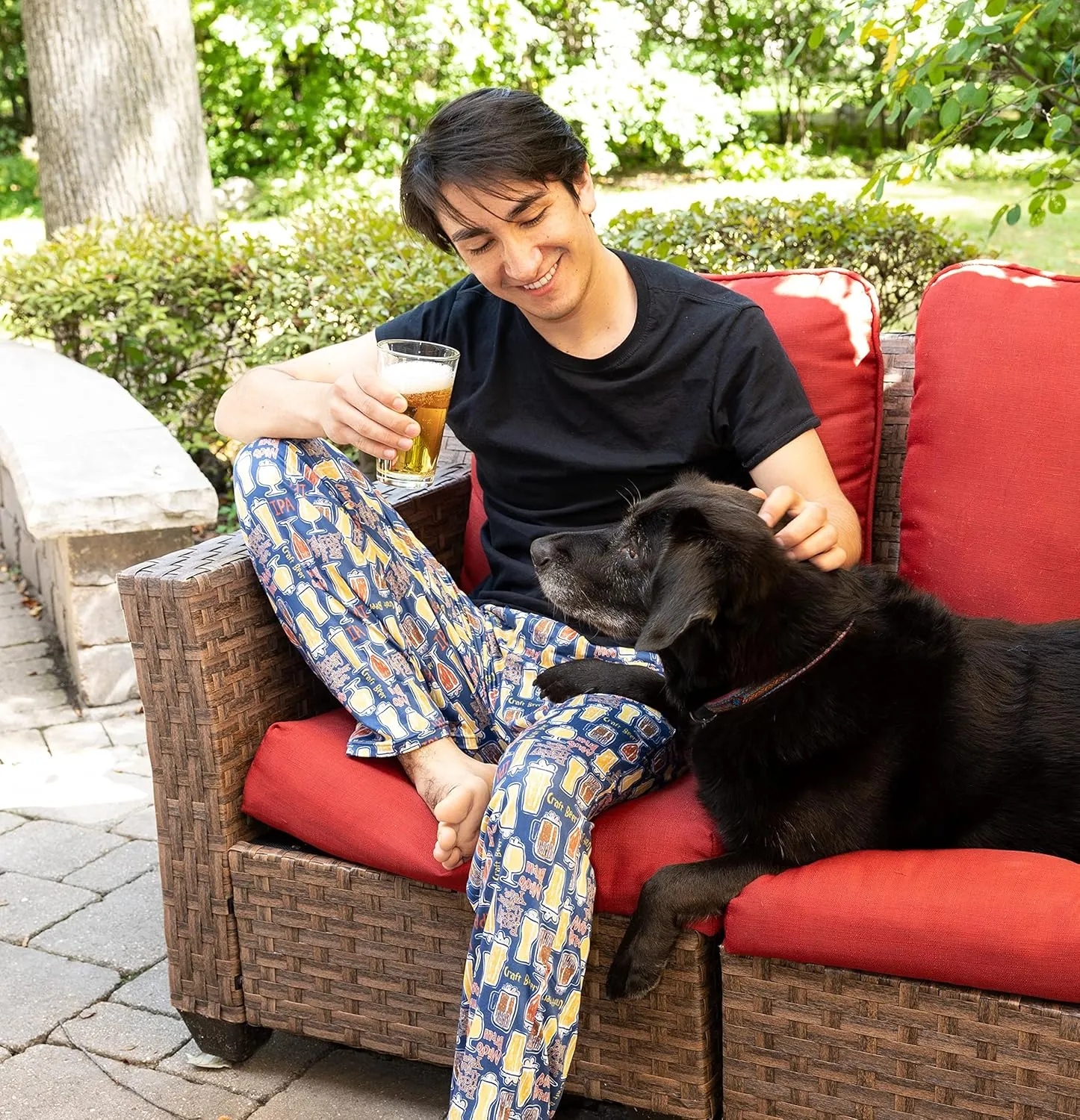 Funky Junque Men's Ultra-Soft Lightweight Lounge Pants - Father's Day Gift - Premium Comfort Sleepwear