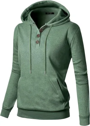 GIVON Women's Essential Pullover Hoodie Lightweight Long Sleeve Comfort Sweatshirt for Everyday Wear