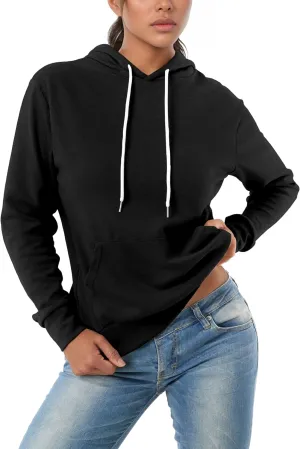 GIVON Women's Essential Pullover Hoodie Lightweight Long Sleeve Comfort Sweatshirt for Everyday Wear