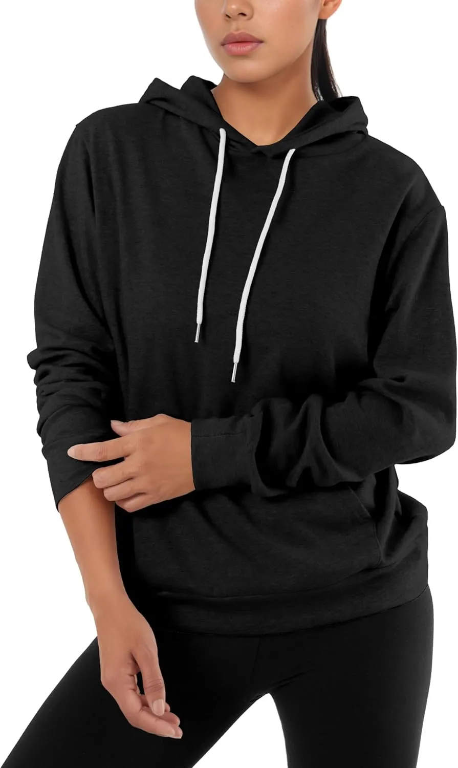 GIVON Women's Essential Pullover Hoodie Lightweight Long Sleeve Comfort Sweatshirt for Everyday Wear