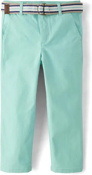Gymboree Boys' and Toddler Belted Chino Pants