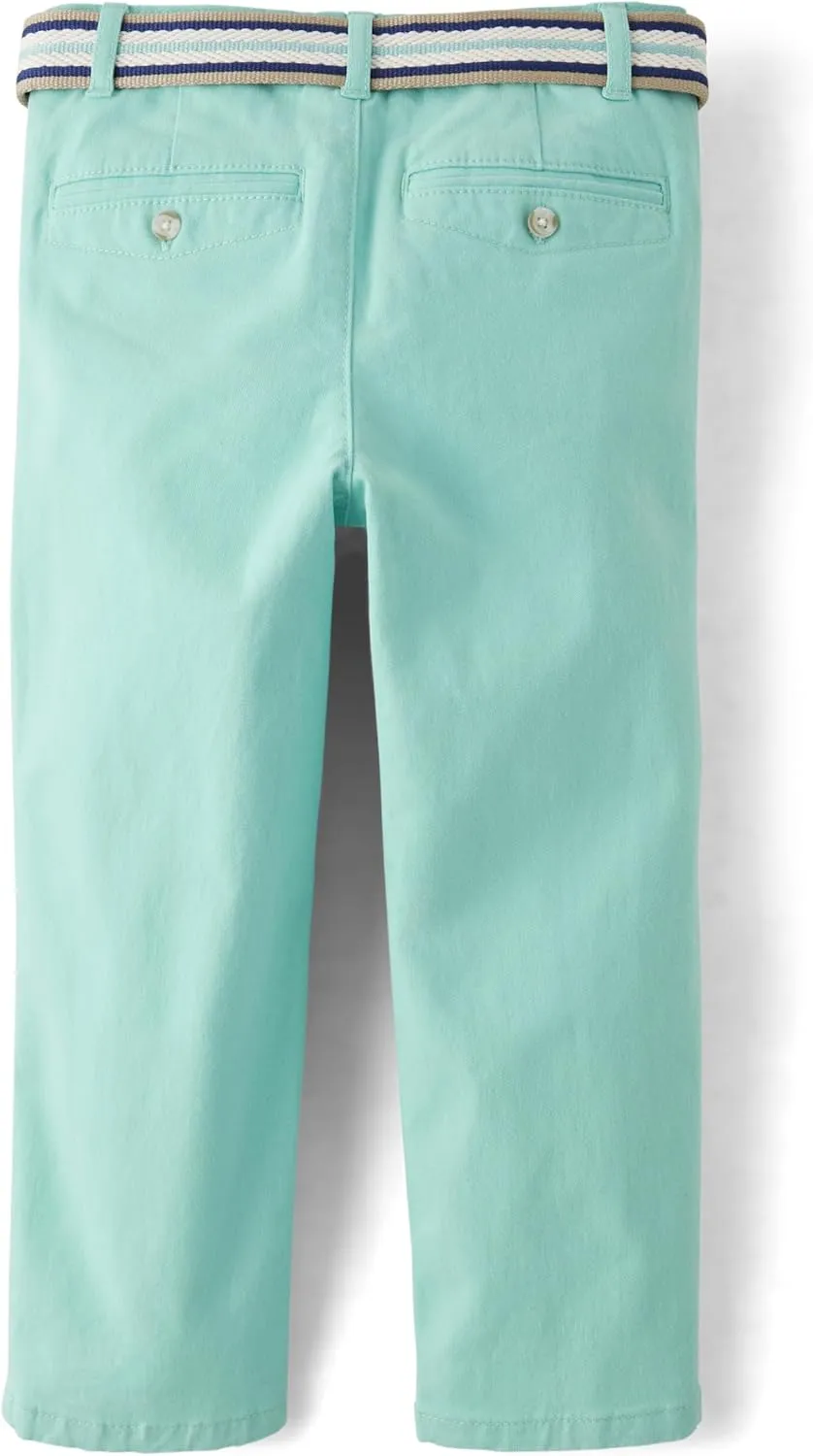 Gymboree Boys' and Toddler Belted Chino Pants