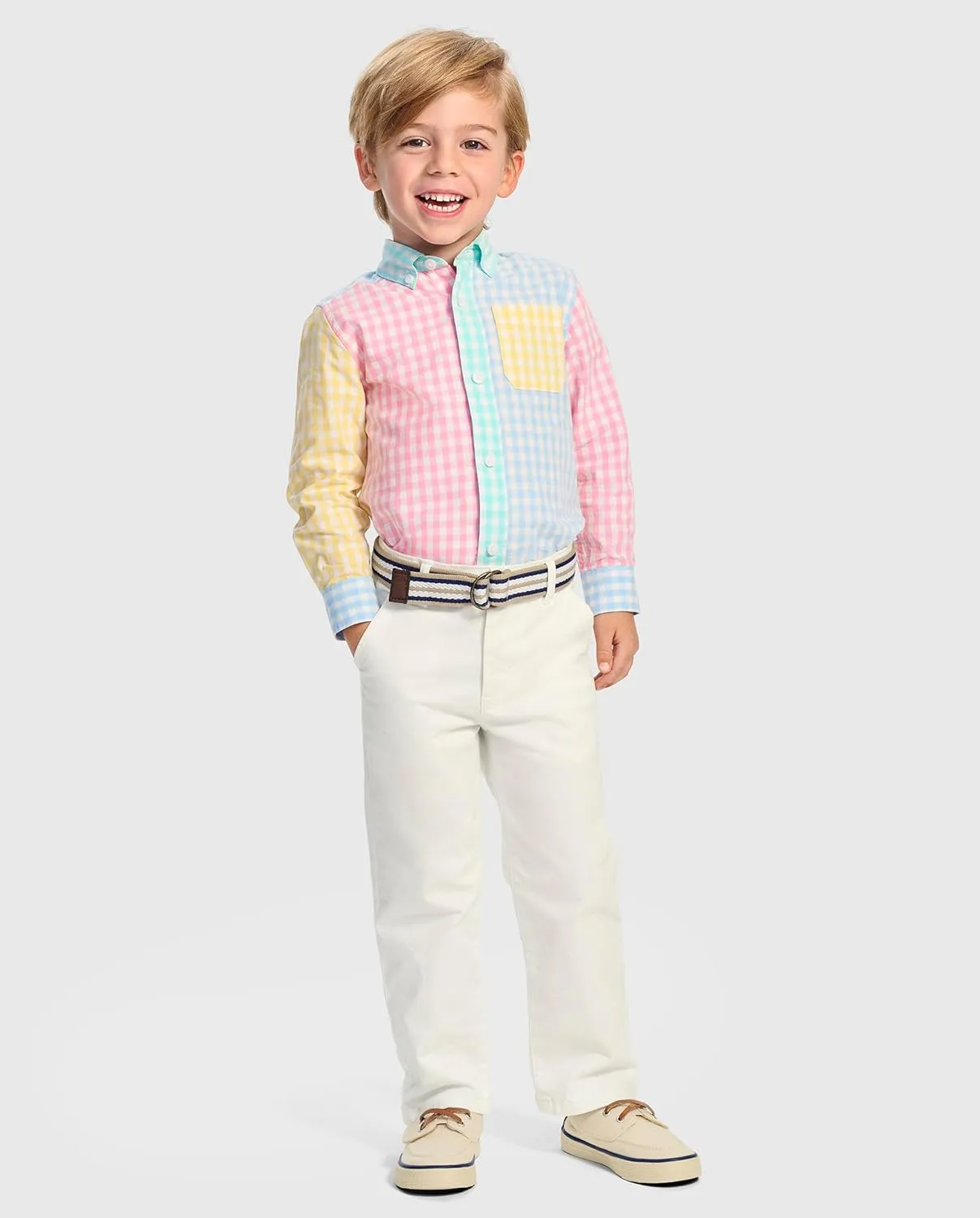 Gymboree Boys' and Toddler Belted Chino Pants