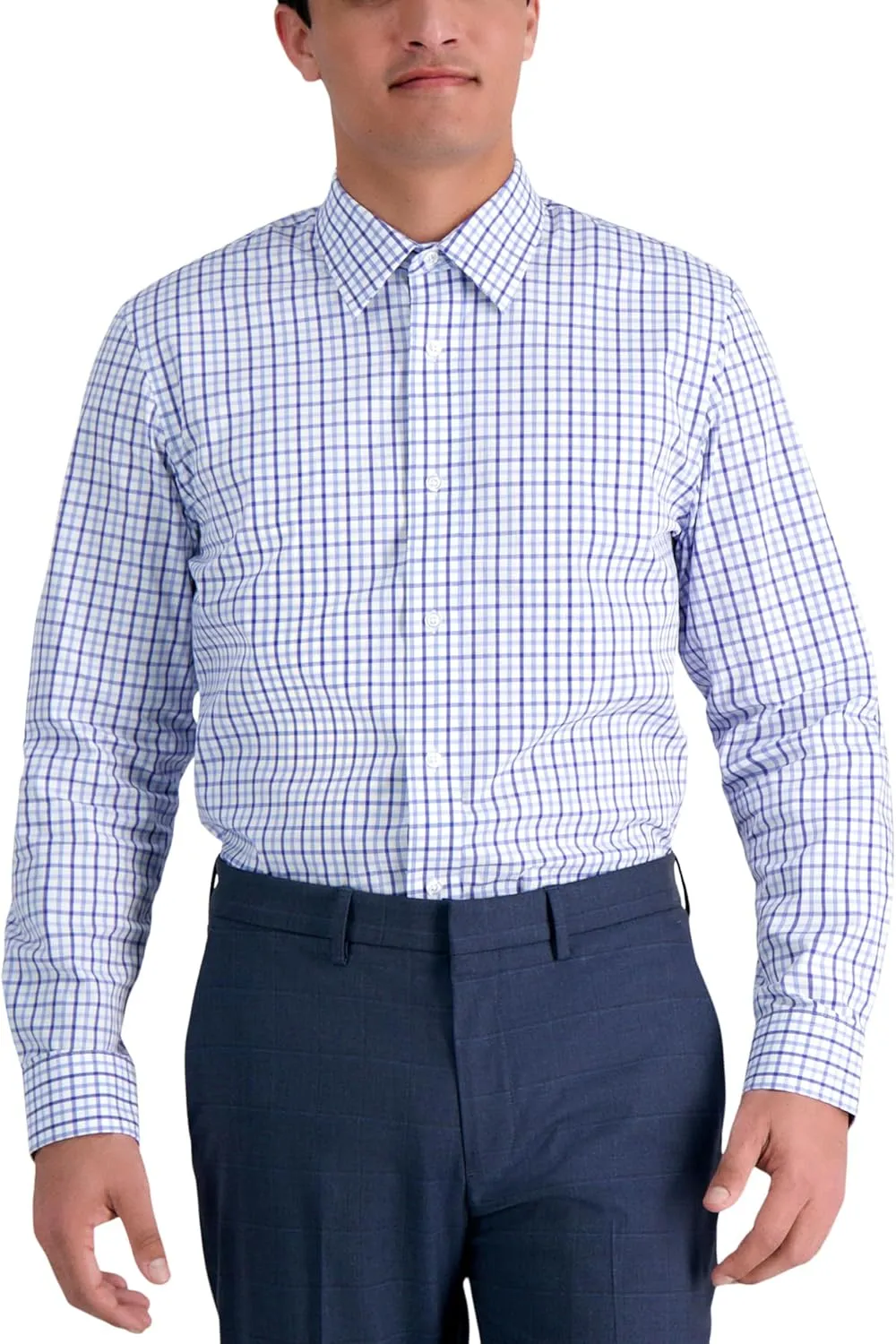 Haggar Men's Premium Comfort Slim Fit Wrinkle Resistant Dress Shirt