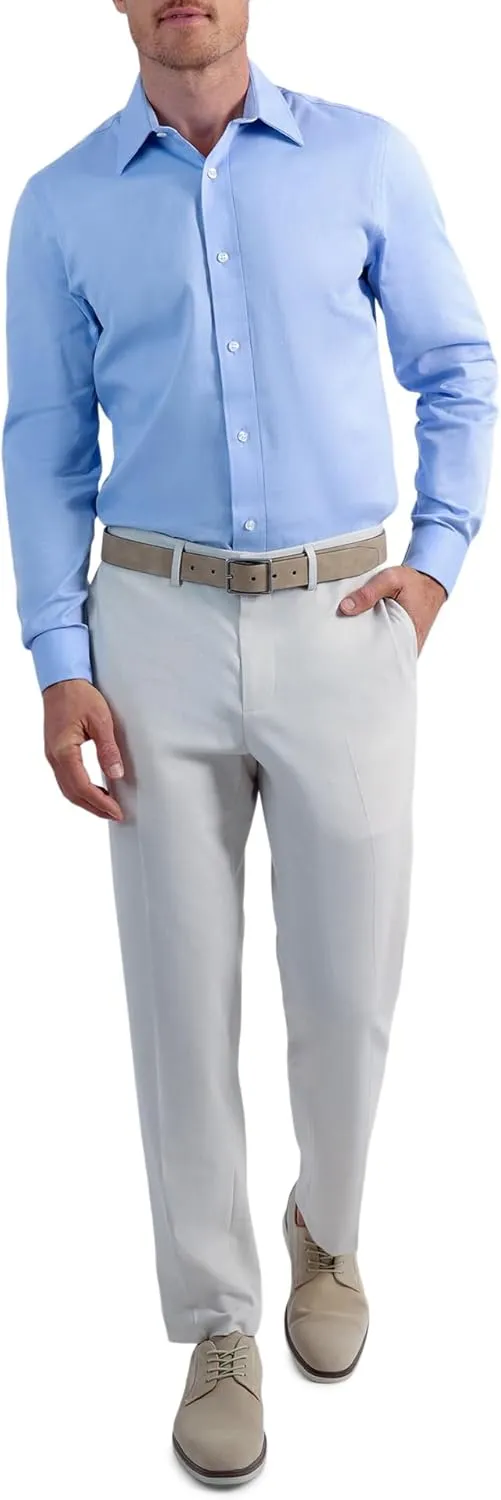 Haggar Men's Premium Comfort Slim Fit Wrinkle Resistant Dress Shirt