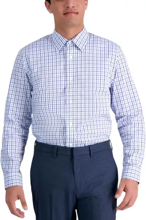 Haggar Men's Premium Comfort Slim Fit Wrinkle Resistant Dress Shirt