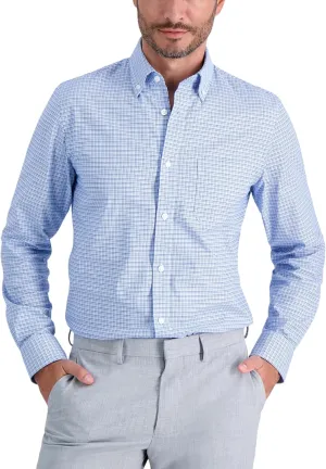 Haggar Men's Premium Comfort Slim Fit Wrinkle Resistant Dress Shirt