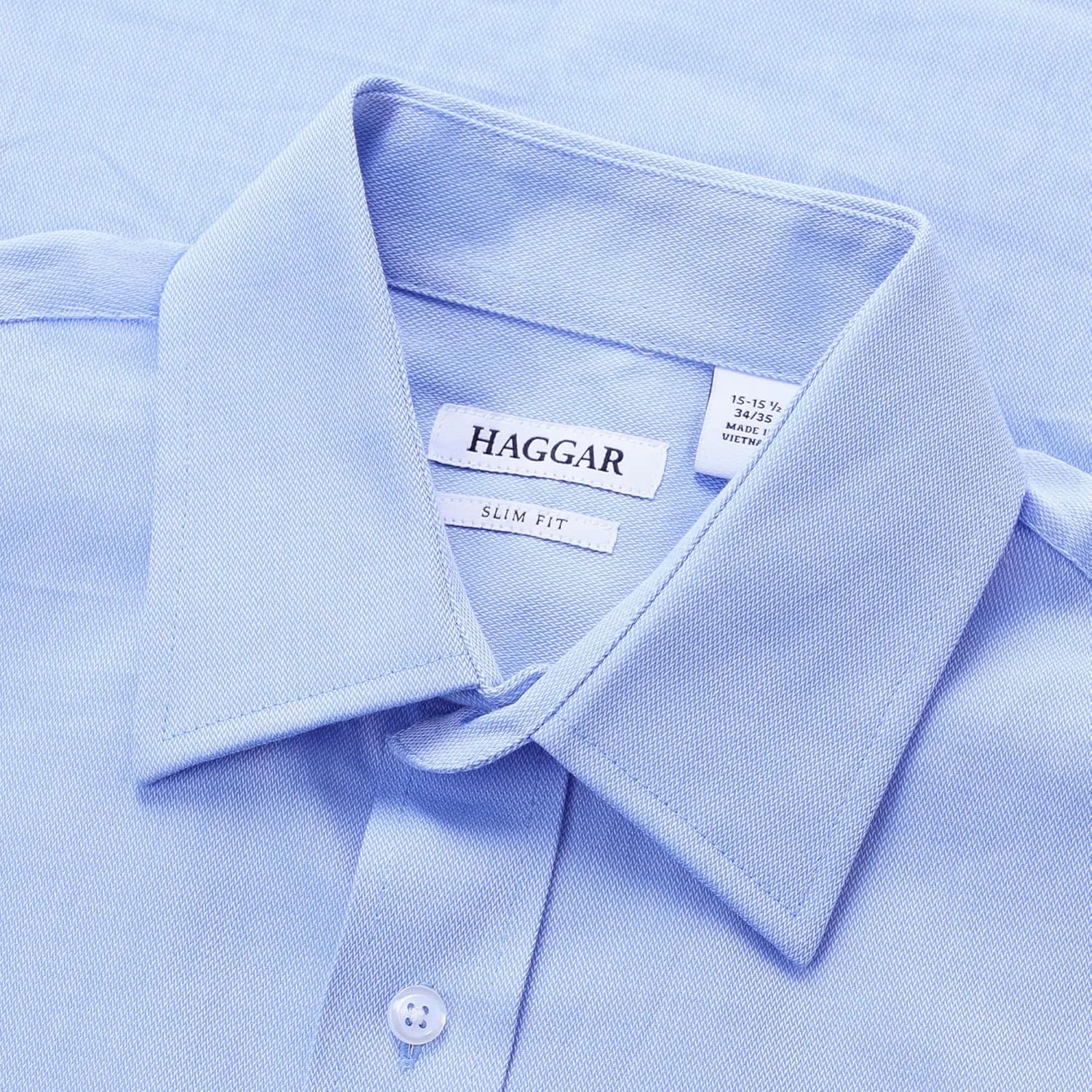 Haggar Men's Premium Comfort Slim Fit Wrinkle Resistant Dress Shirt