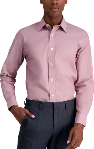 Haggar Men's Premium Comfort Slim Fit Wrinkle Resistant Dress Shirt