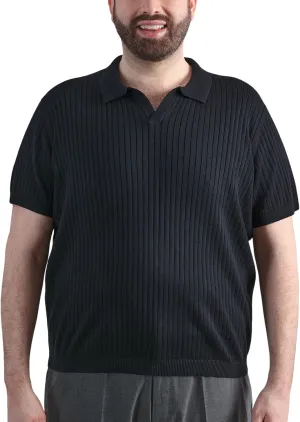 Haggar Men's Short Sleeve Polo V-Neck Sweater