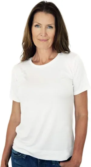 HALFTEE Full Length Boyfriend Crew Neck Layering Tee | Layering Tops for Women & Teens | XS-3X