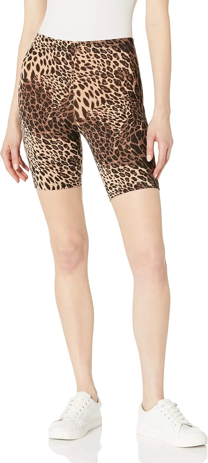 HUE Women's High Waist Blackout Cotton Bike Shorts