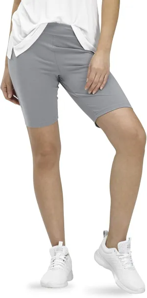 HUE Women's High Waist Blackout Cotton Bike Shorts