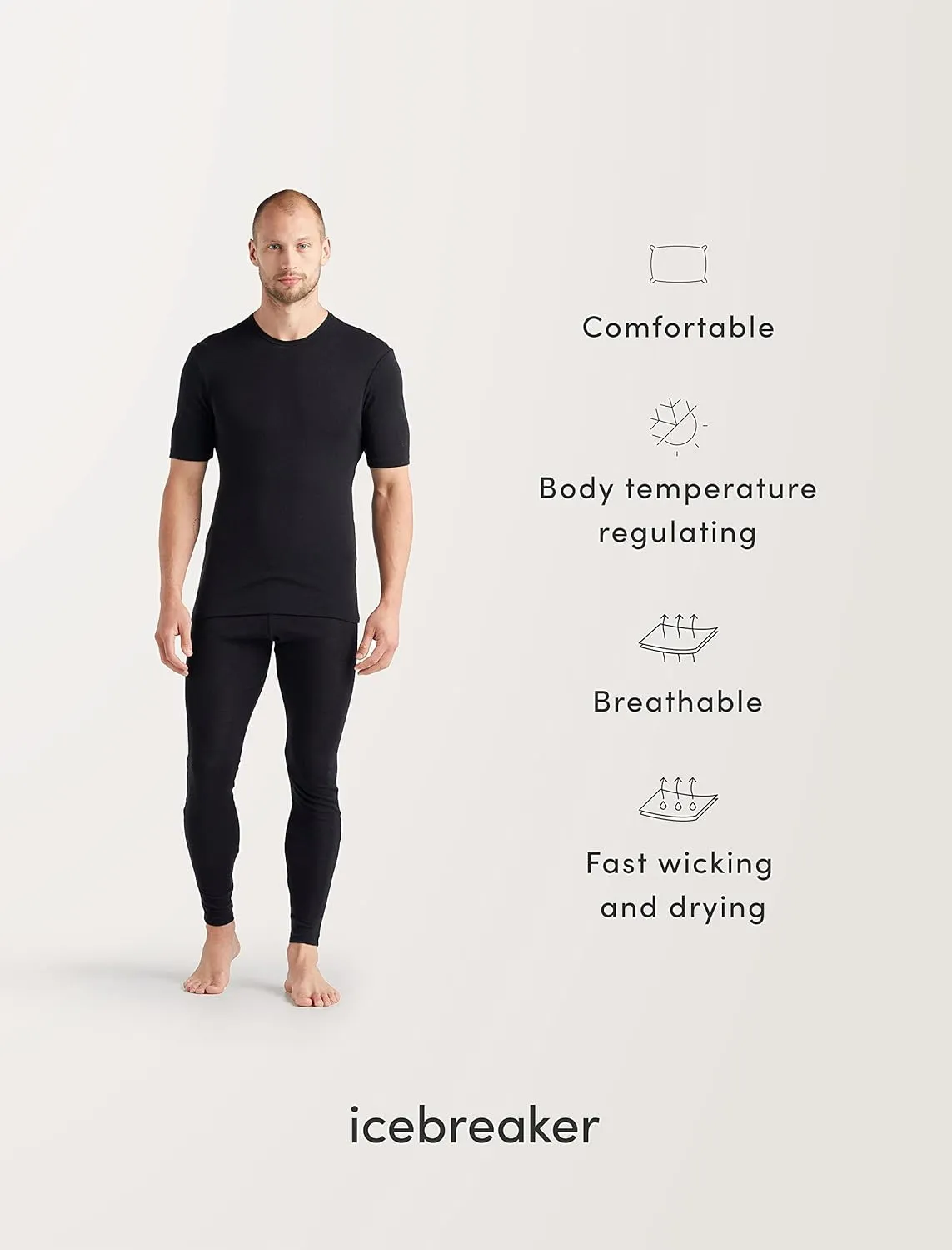 Icebreaker Merino Men's Merino 150 Anatomica Ss Crewe