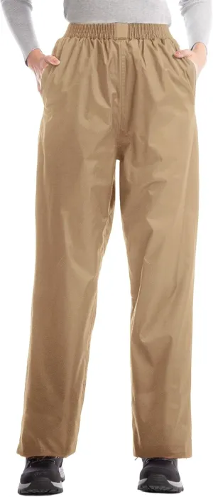 iCreek Women's Rain Pants Waterproof Hiking Pants Windproof Lightweight Over Pants Work Rain Outdoor for Golf, Fishing