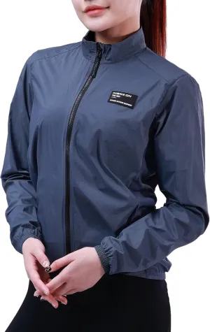 INBIKE Cycling Jacket for Men Women, Windproof Lightweight Running Windbreaker, Breathable Quick Dry Reflective Biking Coat