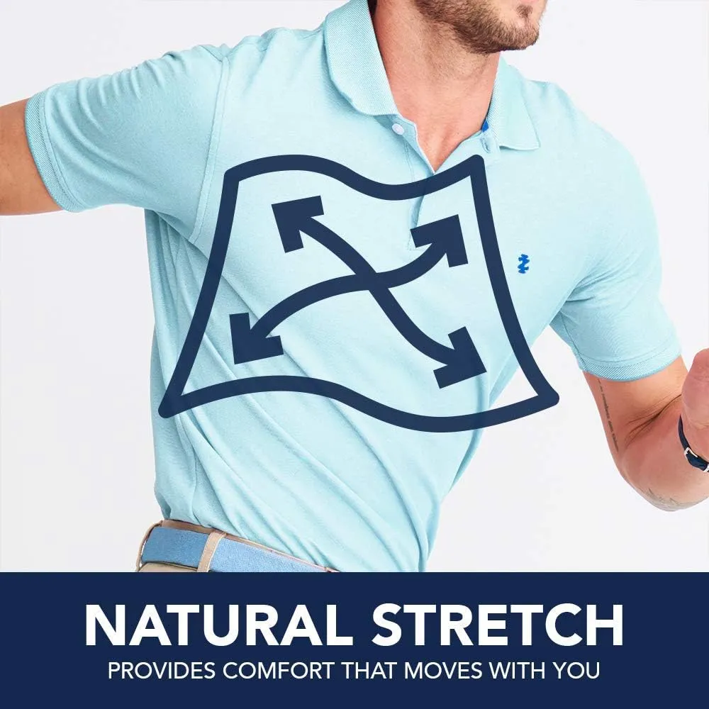 IZOD Big and Tall Advantage Feeder Stripe Short-Sleeve Polo