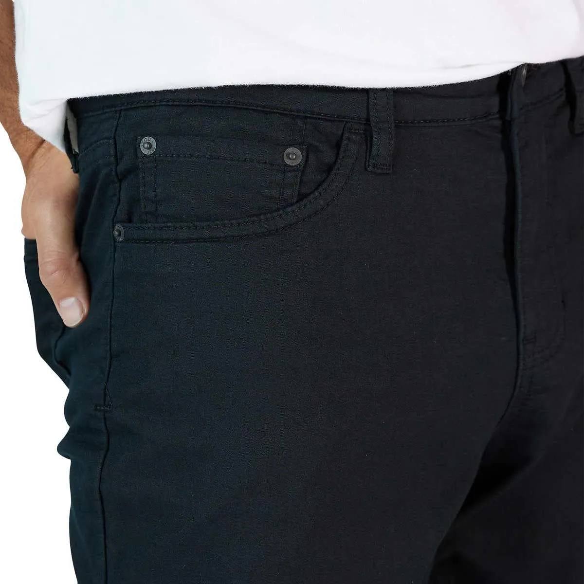 IZOD Mens Mid-Weight Comfort Stretch Knit Denim 5 Pocket Pant