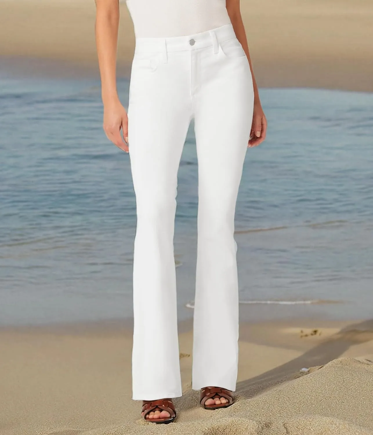 Joe's Women's The Provocateur Petite Mid Rise Bootcut Jean