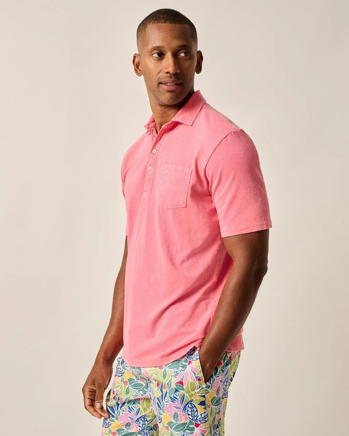 johnnie-O Original 4-Button Polo - Coastal Wash