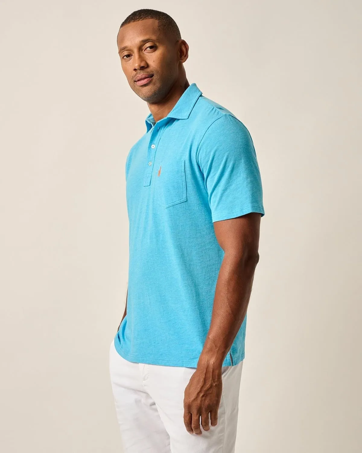 johnnie-O Original 4-Button Polo - Heathered 2.0