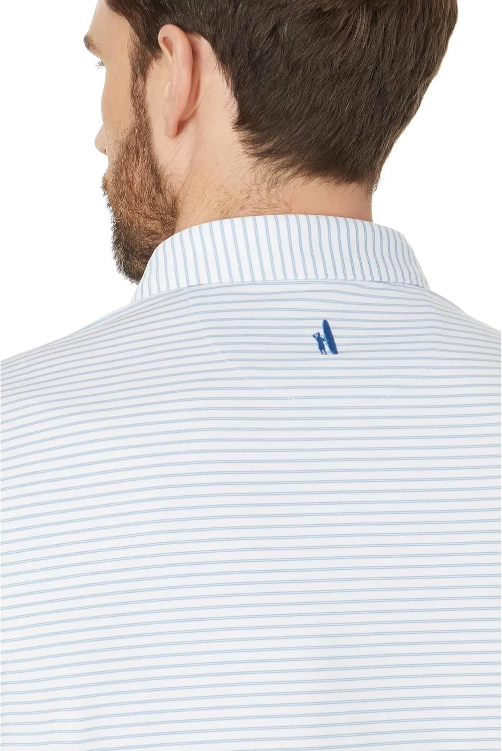 johnnie-O Performance Jersey Polo - Michael Stripe