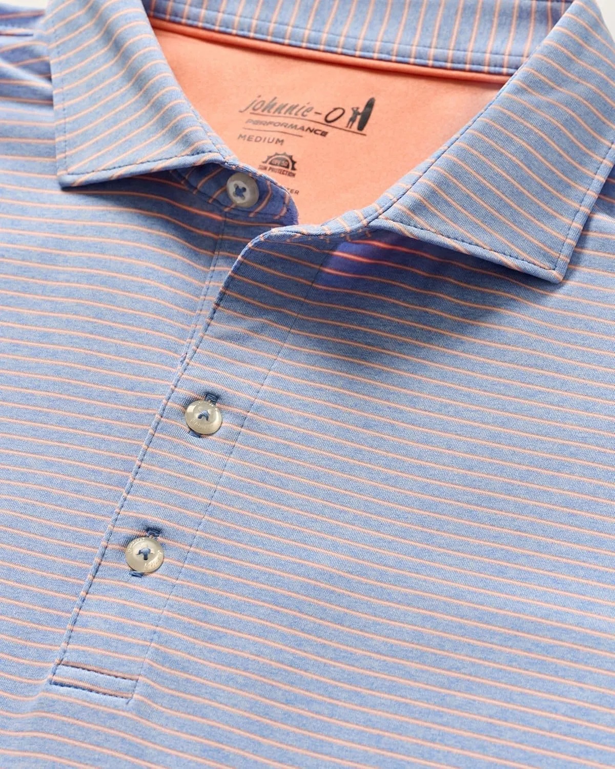 johnnie-O Performance Jersey Polo - Michael Stripe