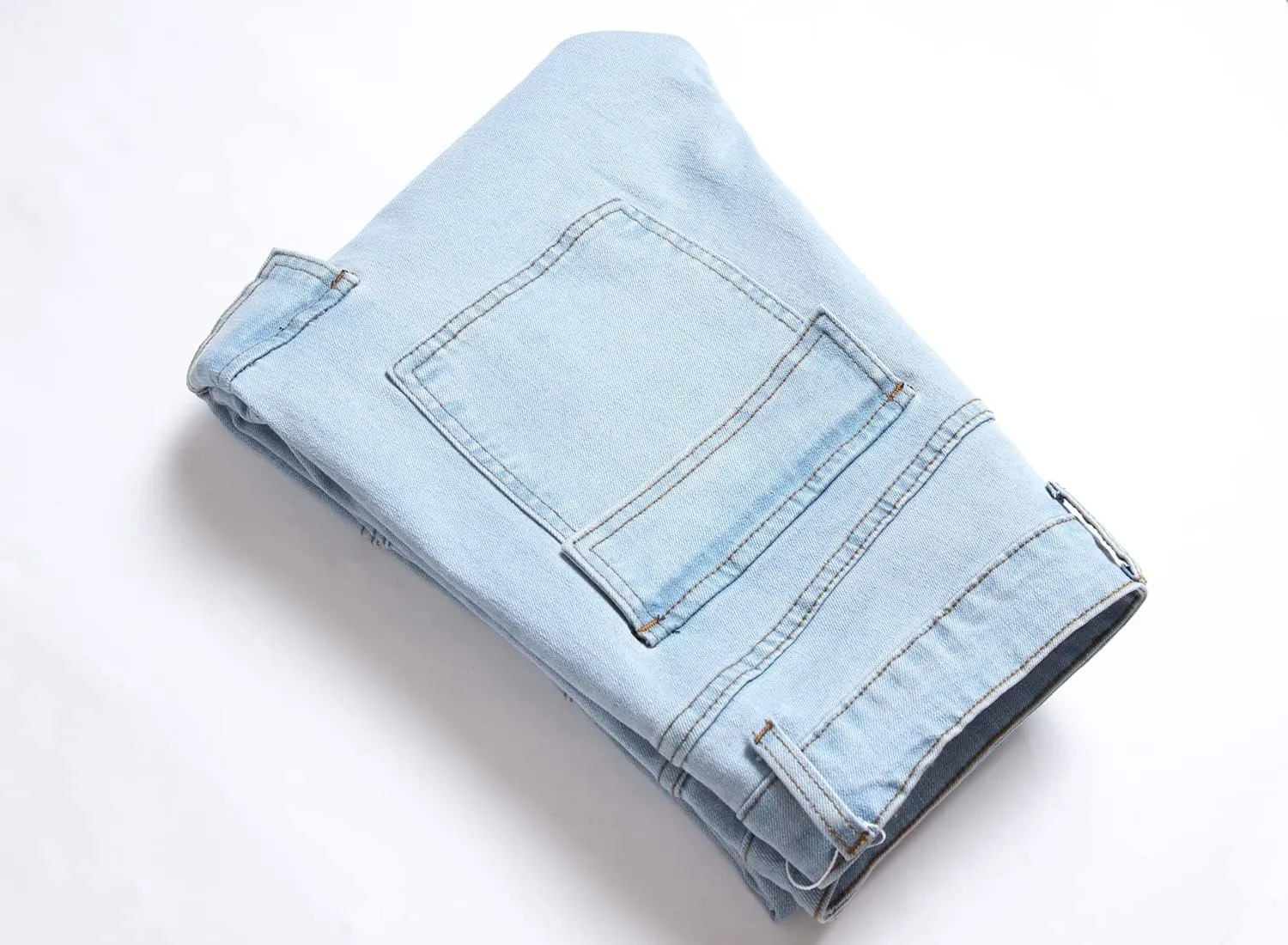 JUNBAOSS Men's Slim Fit Jeans Stretch Ripped Skinny Jeans for Men, Fashion Straight Leg Comfort Flex Waist Casual Pants