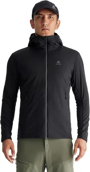 KAILAS Men's Puffer Winter Down Jacket Hooded Packable Lightweight Coat Windproof Jacket Hiking Ski Travel Primaloft Cotton